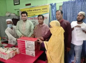 তহুরা-আজিজ ফাউন্ডেশনের উদ্যোগে সেলাই মেশিন বিতরণ  